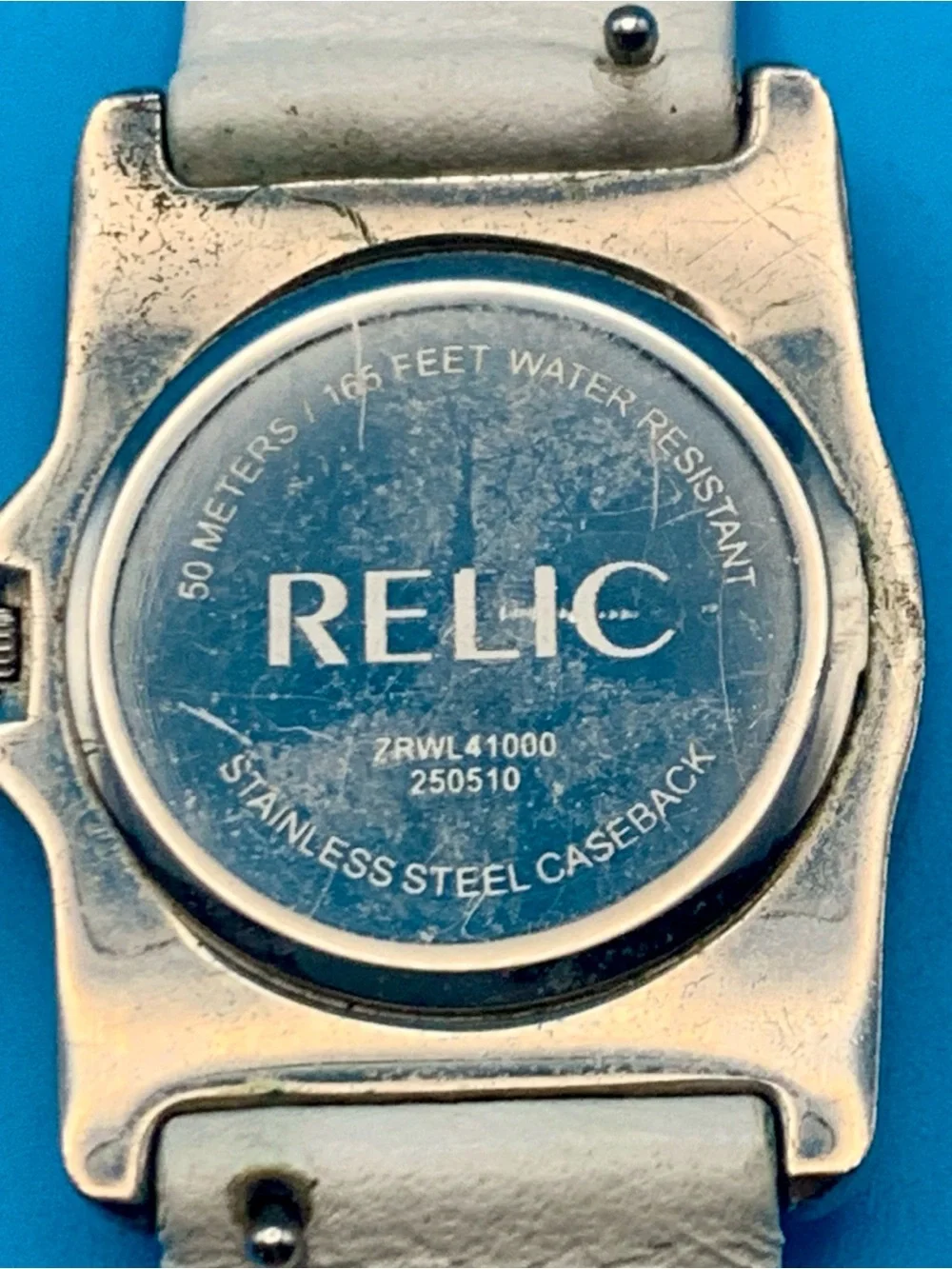 RELIC By FOSSIL ZRWL41000 Women’s Wristwatch  MOP Dial Crystals Working New Batt